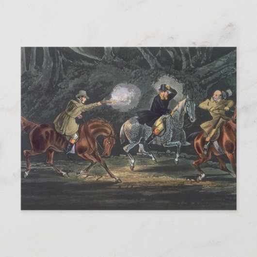 Stand and Deliver, bewässert von E. Duncan Postkarte (Vorderseite)