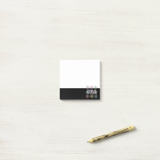 STAND AUF FÜR ATOME POST-IT KLEBEZETTEL (Auf Schreibtisch)