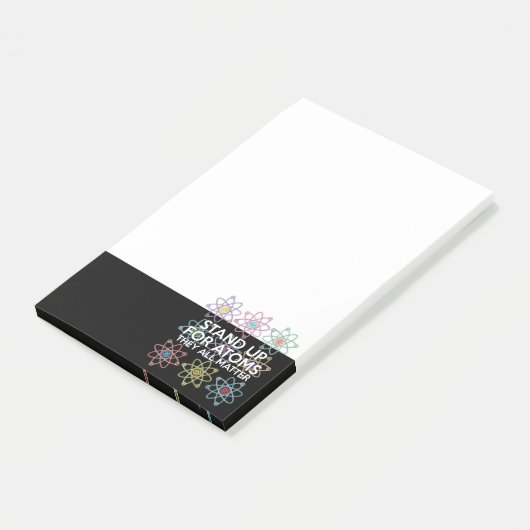 STAND AUF FÜR ATOME POST-IT KLEBEZETTEL (angewinkelt)