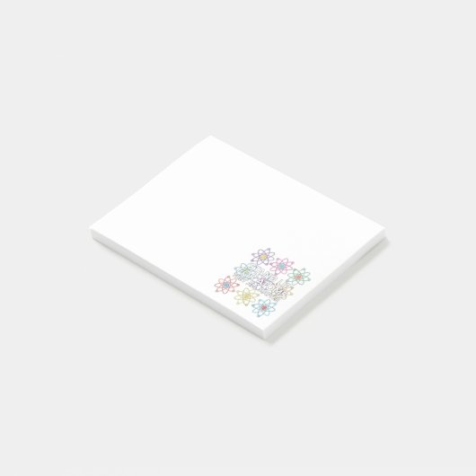 STAND AUF FÜR ATOME POST-IT KLEBEZETTEL (angewinkelt)