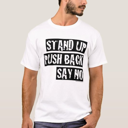 STAND AUF, ZURÜCK, SAGE KEINEN T - Shirt (Vorderseite)