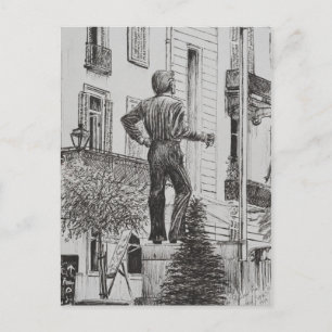 Stand bei Cannet 2014 Postkarte