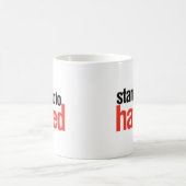 Stand bis zur Hass-Kaffee-Tasse Kaffeetasse (Mittel)