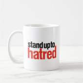 Stand bis zur Hass-Kaffee-Tasse Kaffeetasse (Links)