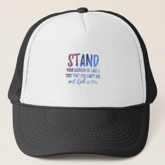 Stand deinen Boden 3 Truckerkappe