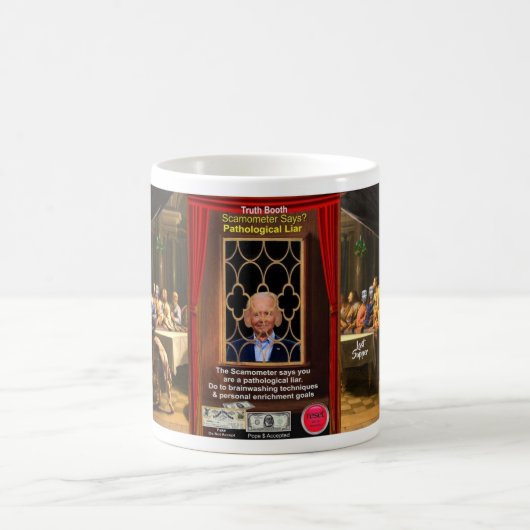 Stand der Beichte Biden Kaffeetasse (Mittel)