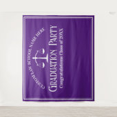 Stand der Foto-Abteilung für lila Jurastudien Wandteppich (Vorderseite)