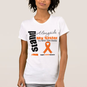Stand der Leukämie-I neben meiner Schwester T-Shirt