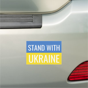 Stand der Nationalflagge der Ukraine Auto Magnet