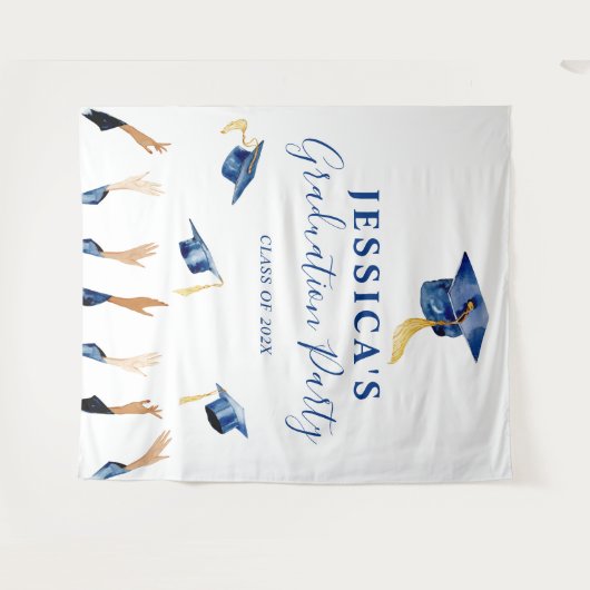 Stand des Fotos für den Abschluss Wandteppich (Vorderseite (Horizontal))