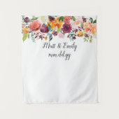 Stand des Fotos im Herbst, Hintergrunddekor der Ho Wandteppich (Vorderseite)