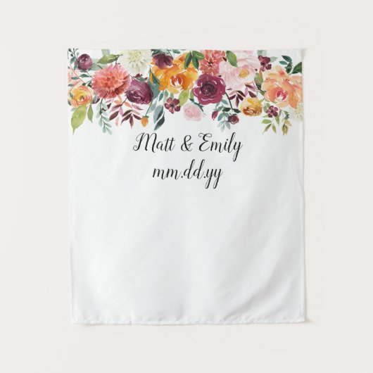 Stand des Fotos im Herbst, Hintergrunddekor der Ho Wandteppich (Vorderseite)