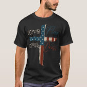 Stand for Flag Kneel for Cross Christian Shirt (Vorderseite)