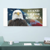 STAND FÜR AMERIKA #VoteBlue Banner (Messe)