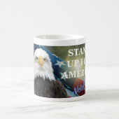 STAND FÜR AMERIKA #VoteBlue Kaffeetasse (Mittel)