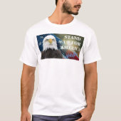 STAND FÜR AMERIKA #VoteBlue T-Shirt (Vorderseite)