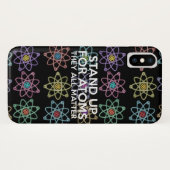 STAND FÜR ATOMwissenschaft Case-Mate iPhone Hülle (Rückseite (Horizontal))