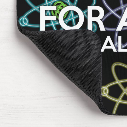 STAND FÜR ATOMwissenschaft Mousepad (Ecke)