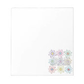 STAND FÜR ATOMwissenschaft Notizblock (Vorderseite)