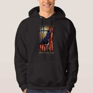 Stand für die Fahne am Kreuz 1 Hoodie