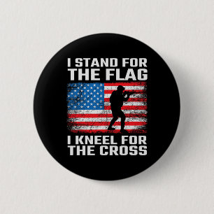 Stand für die Fahne für das Kreuz Button