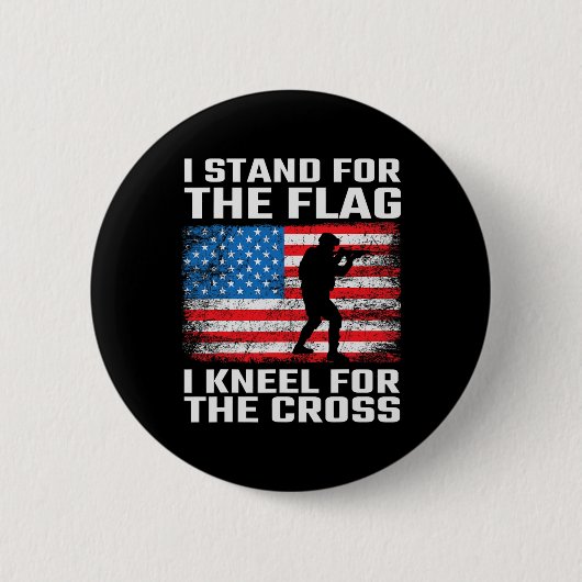 Stand für die Fahne für das Kreuz Button (Vorderseite)