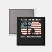 Stand für die Fahne für das Kreuz Magnet (Vorderseite/Rückseite)