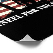 Stand für die Fahne für das Kreuz Poster (Ecke)