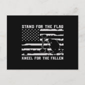 Stand für die Fahne für die gefallenen Einladungspostkarte (Vorderseite)
