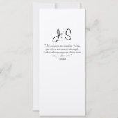 Stand für kreatives Foto Save the Date (Rückseite)