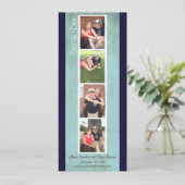 Stand für kreatives Foto Save the Date (Sky Blue) (Stehend Vorderseite)