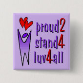 Stand für Liebe-Knopf - Lavendel Button (Vorderseite)