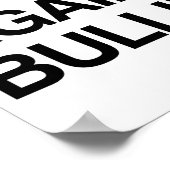 STAND GEGEN BULLIEN POSTER (Ecke)