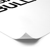 STAND GEGEN BULLIEN POSTER (Ecke)