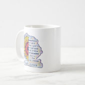 Stand hoch sei die Sturm-Tasse Kaffeetasse (Vorderseite Links)