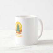 Stand hoch, Shine Bright - Retro Natur Kaffeetasse (VorderseiteRechts)