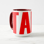 Stand Hoch Tasse (Vorderseite Links)