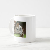 Stand-hohe Giraffe Kaffeetasse (Vorderseite Links)