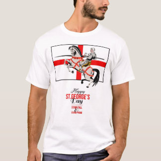 Stand-hoher Stand-stolzer glücklicher St- T-Shirt