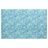 STAND HOHES Aqua Stammes- Boho Chic-Federn Stoff (Fat Quarter (45,7 x 55,9 cm))