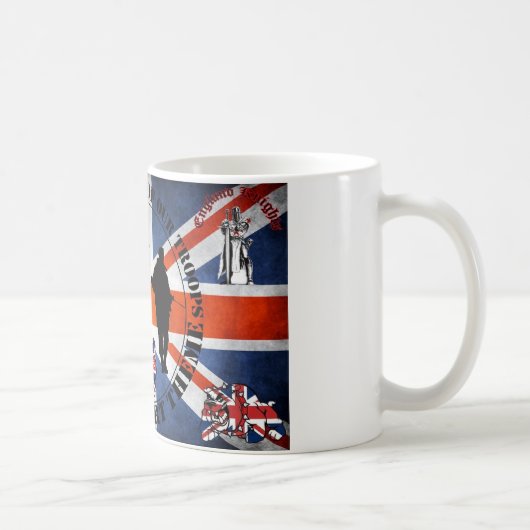 Stand in front of our Troops Kaffeetasse (Rechts)