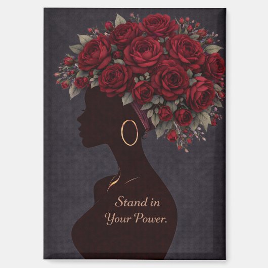 Stand in Your Power Inspirational Magnet (Vorderseite)
