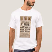 Stand Johns Wilkes wollte Plakat T-Shirt (Vorderseite)