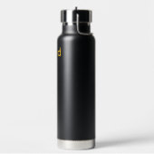 Stand-Logo Schwarz Trinkflasche (Links)