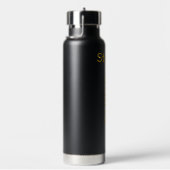 Stand-Logo Schwarz Trinkflasche (rechts)