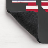 Stand mit 45 Pro Trump USA Flag 4. Juli Mousepad (Ecke)