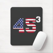 Stand mit 45 Pro Trump USA Flag 4. Juli Mousepad (Mit Mouse)