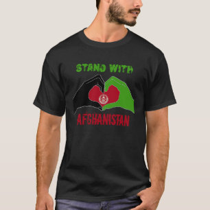 Stand mit Afghanistan Flag frei Afghanistan Kabul T-Shirt
