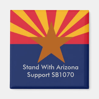 Stand mit Arizona Magnet