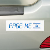 Stand mit dem israelischen Autoaufkleber (Auf Auto)